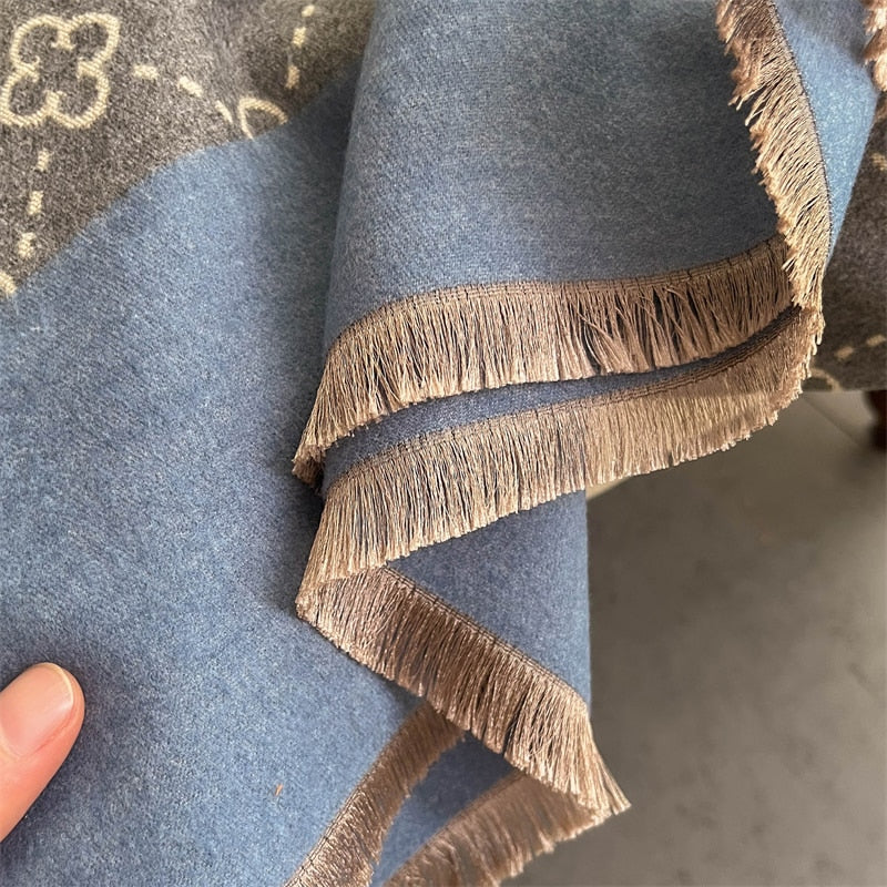 Luksus dame designer cashmere tørklæde