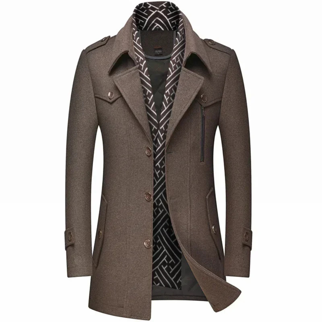 Moderne klassisk trenchcoat til herrer