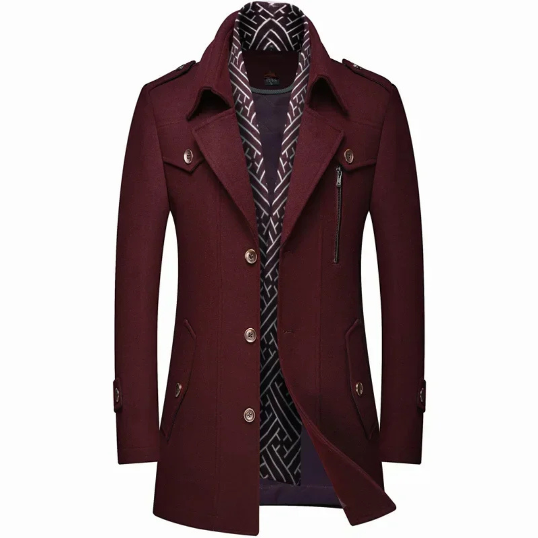 Moderne klassisk trenchcoat til herrer