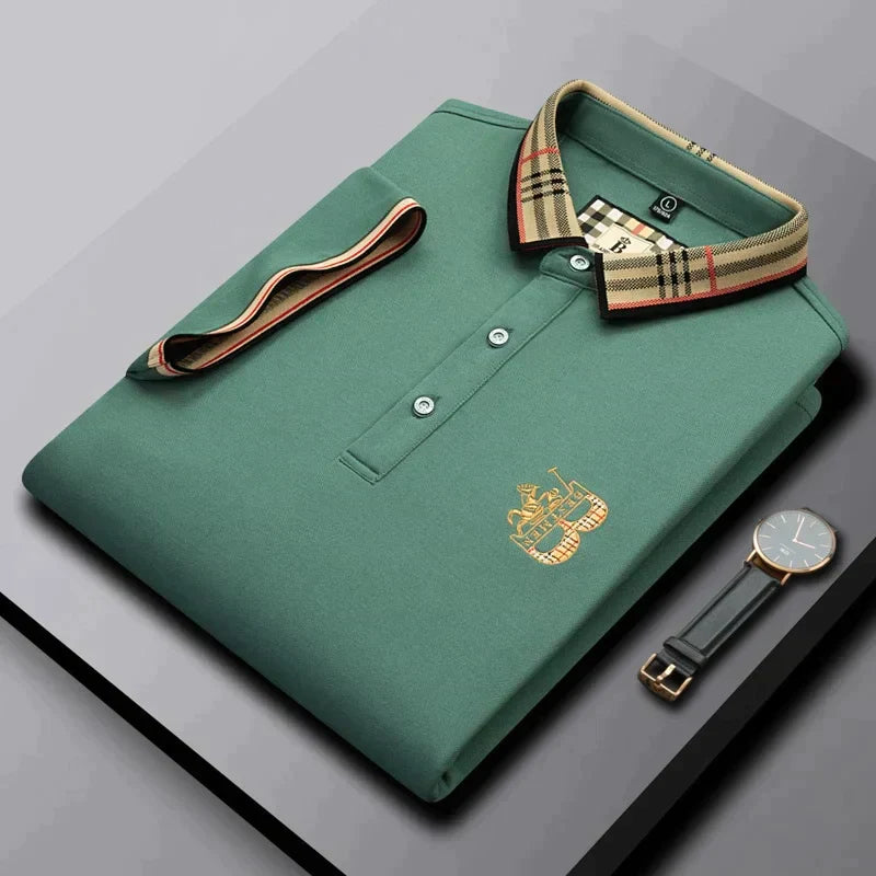 Klassisk og elegant designer-poloshirt til mænd