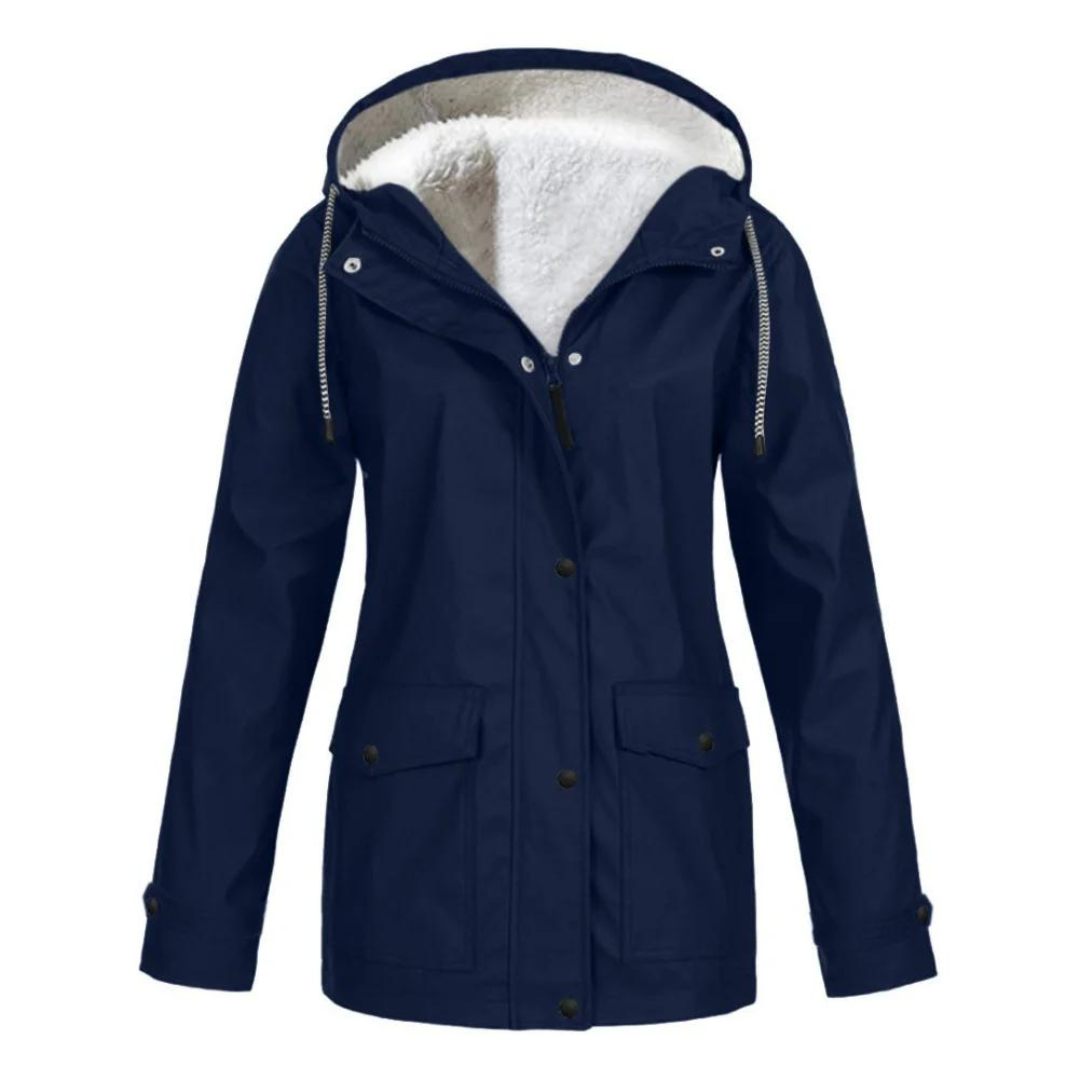 Jakke med fleece til kvinder