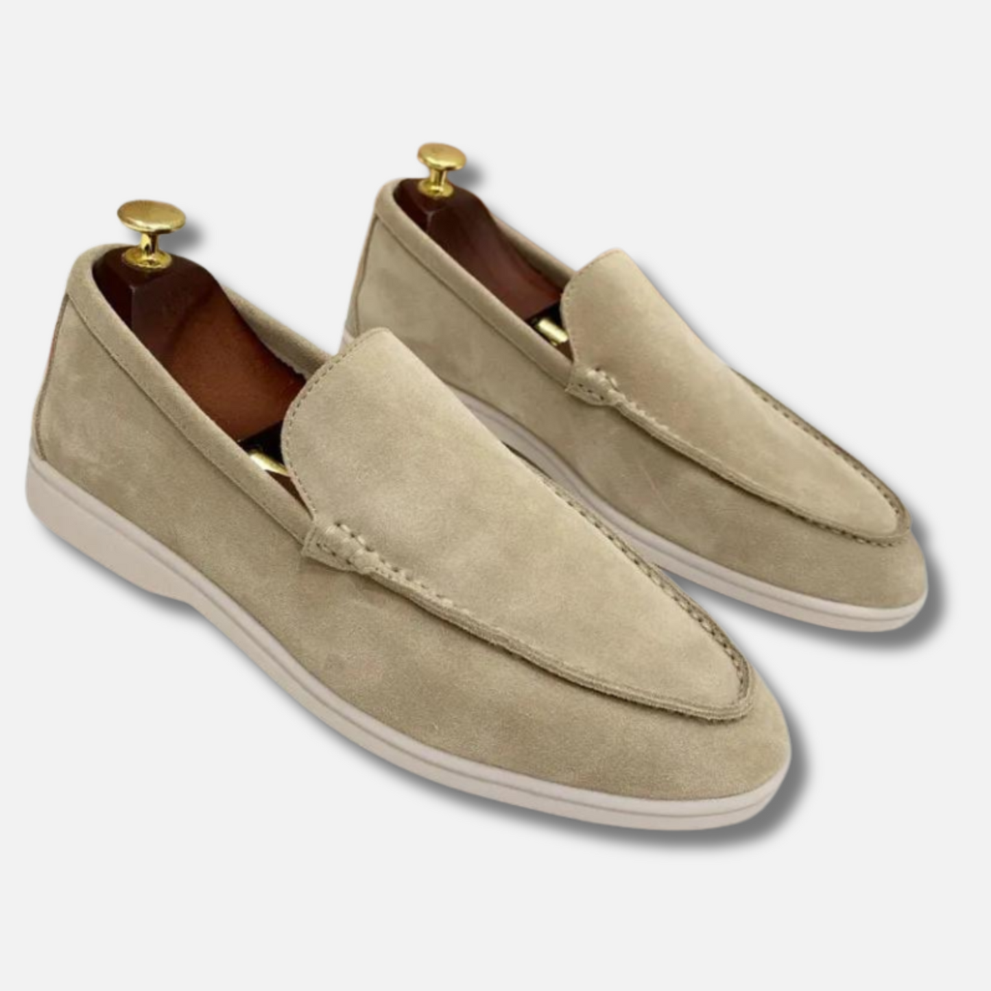 Loafers i læder til mænd