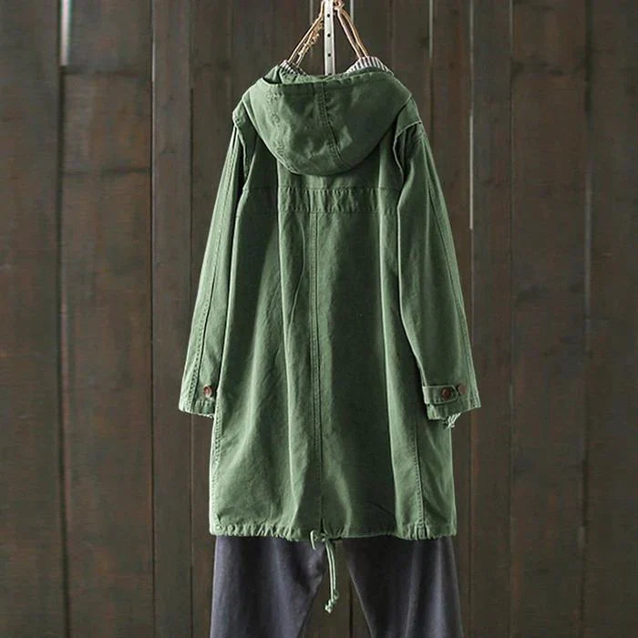 Lang trenchcoat til kvinder