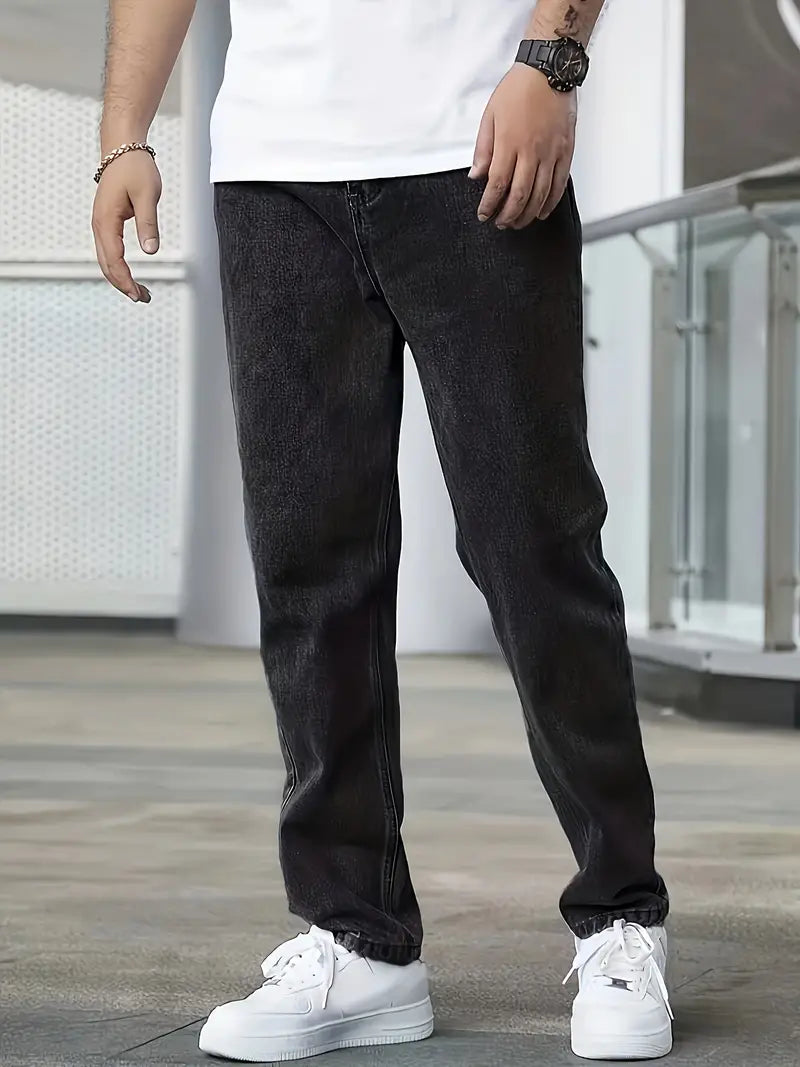 Tykke jeans til mænd