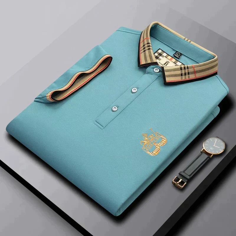 Klassisk og elegant designer-poloshirt til mænd