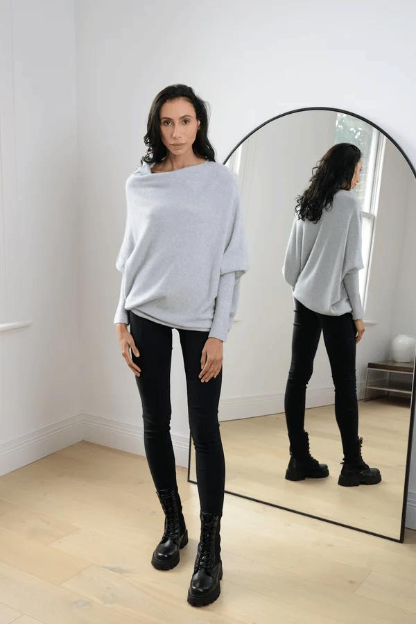 Elegant Off Skulder-sweater til damer