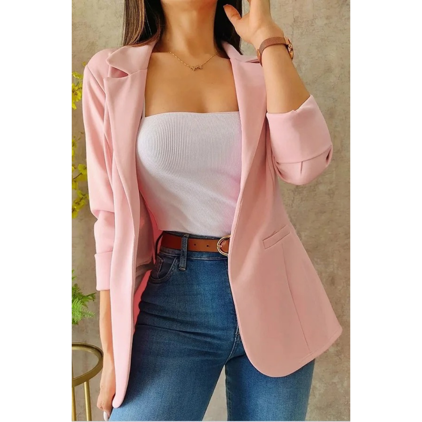 Moderigtig vintage blazer til kvinder