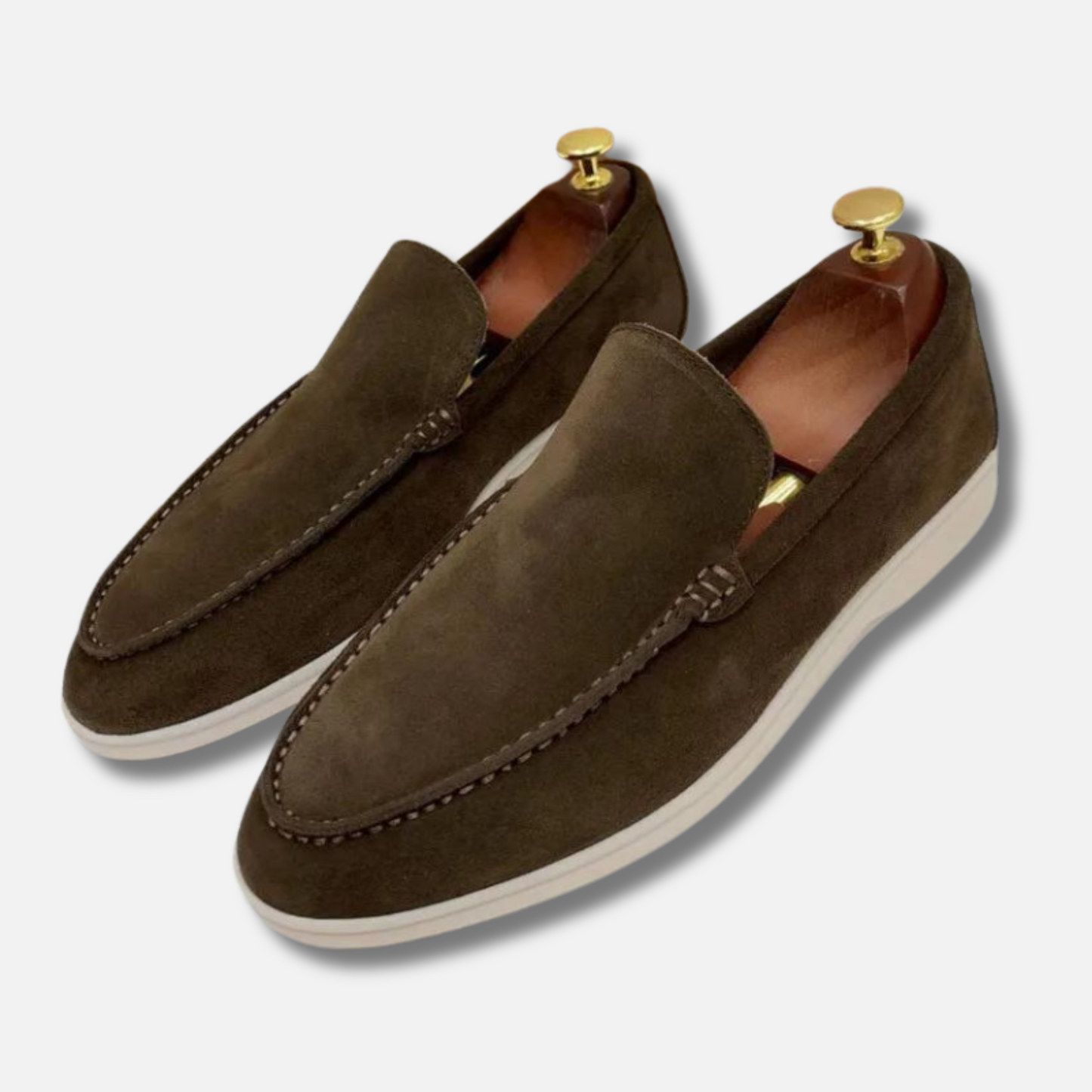 Loafers i læder til mænd