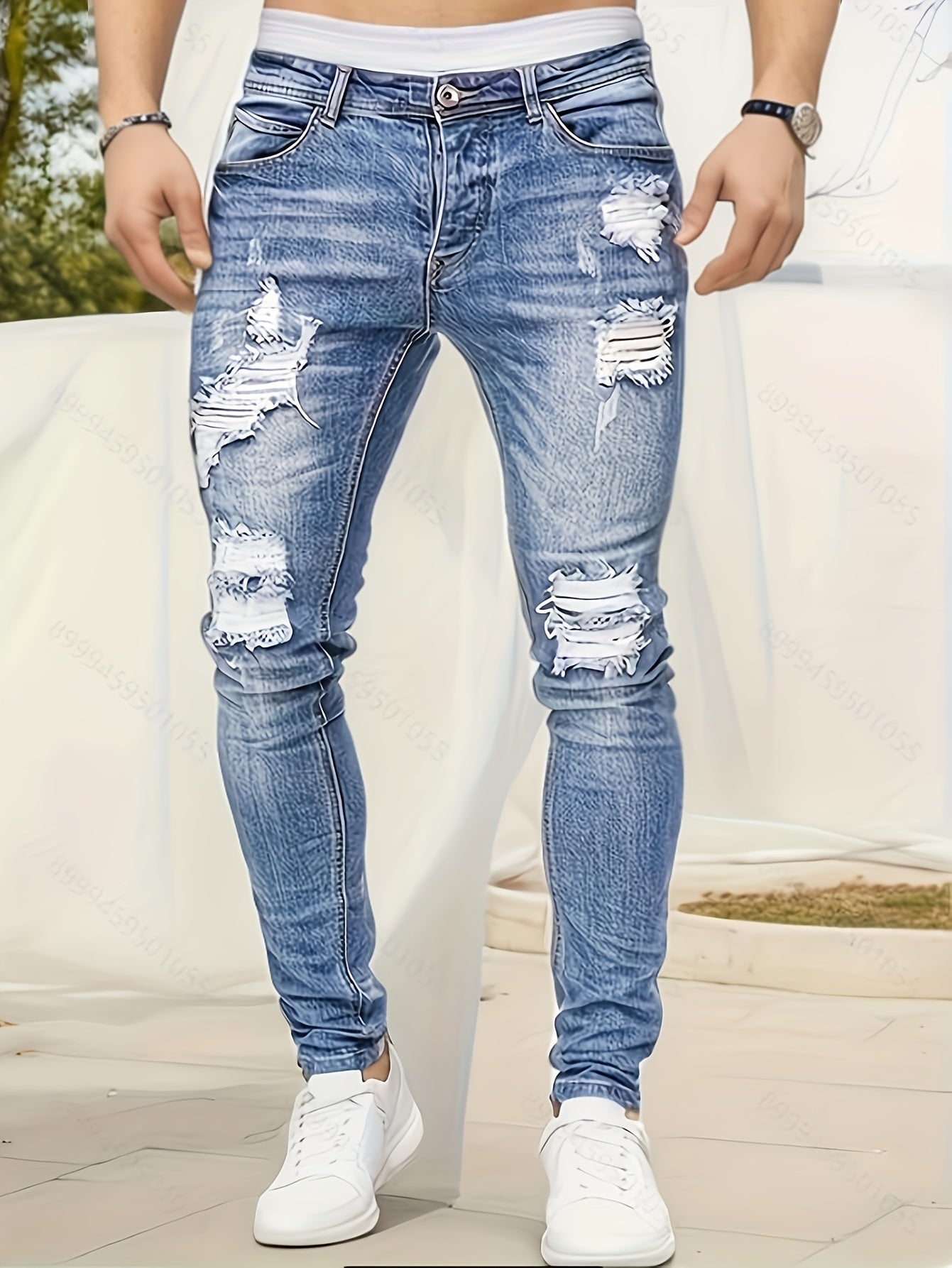 Flossede jeans til mænd