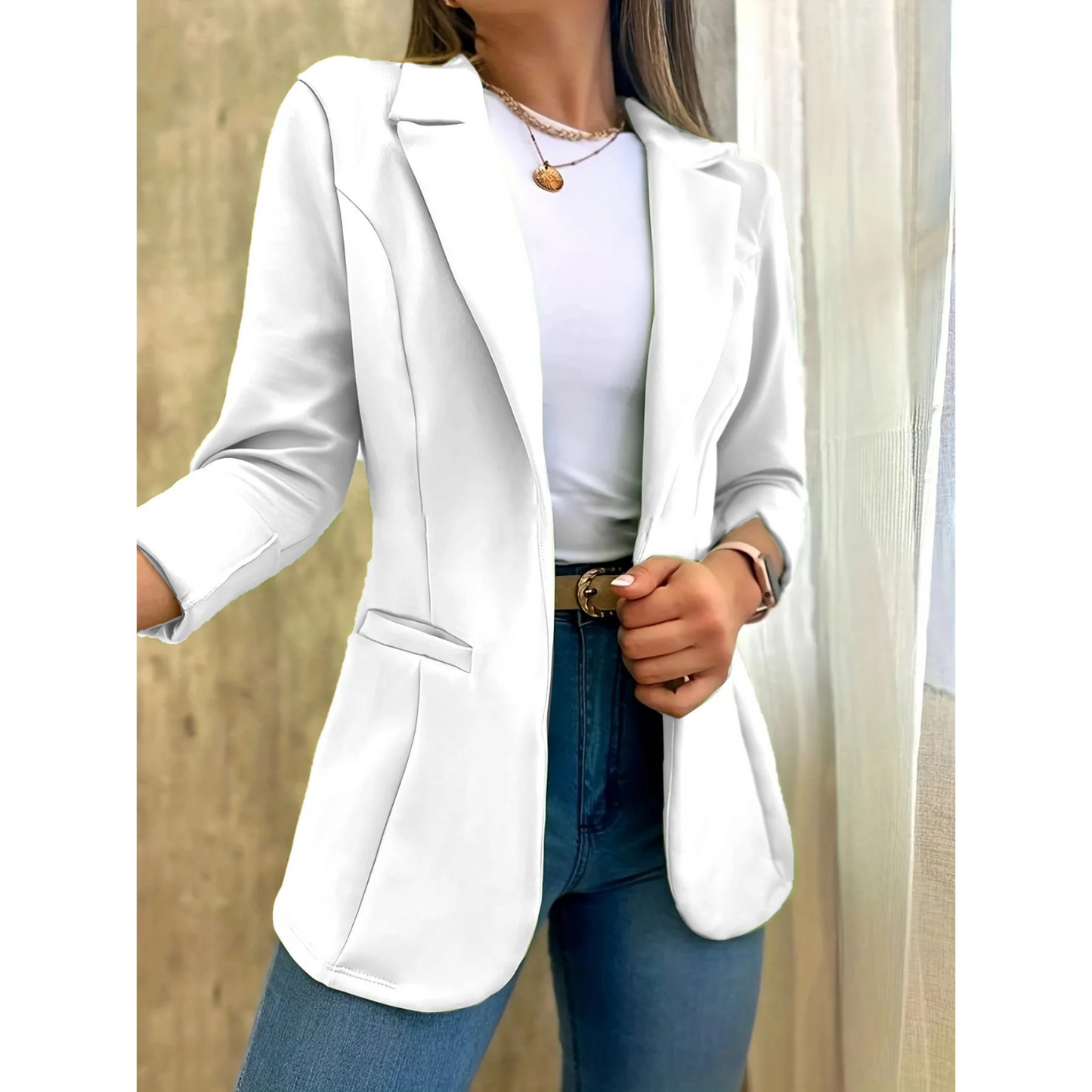 Moderigtig vintage blazer til kvinder