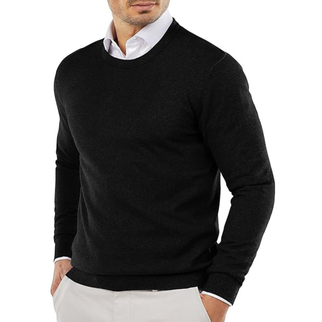 Casual klassisk sweater til herrer