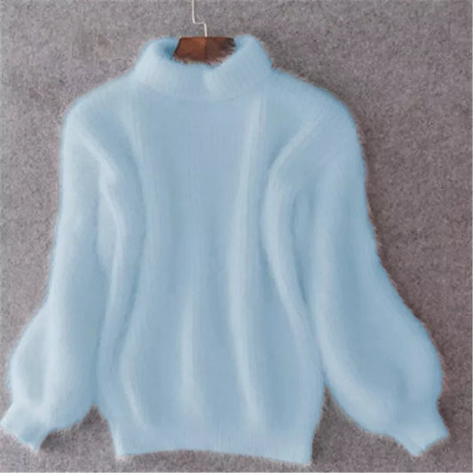 Vintage Angora Pullover giver et tidløst look til kvinder