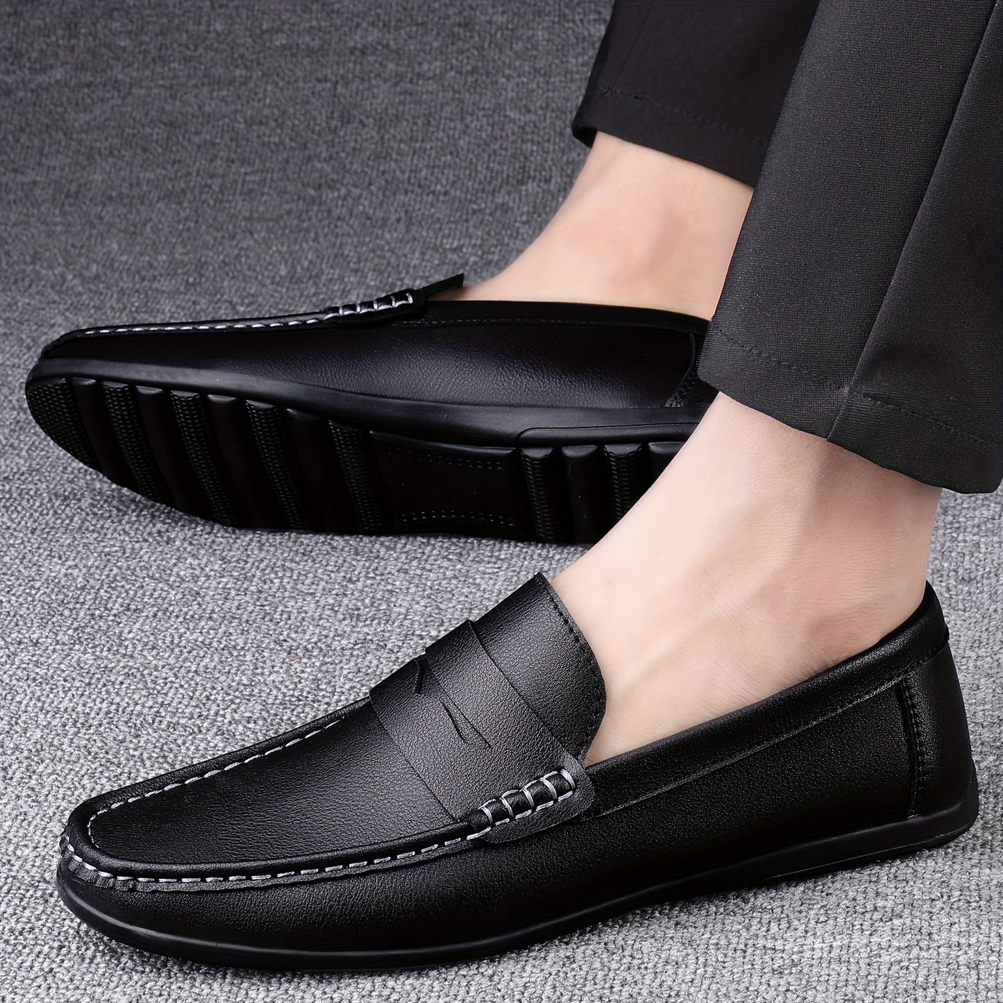 Bløde slip-on-loafers til mænd