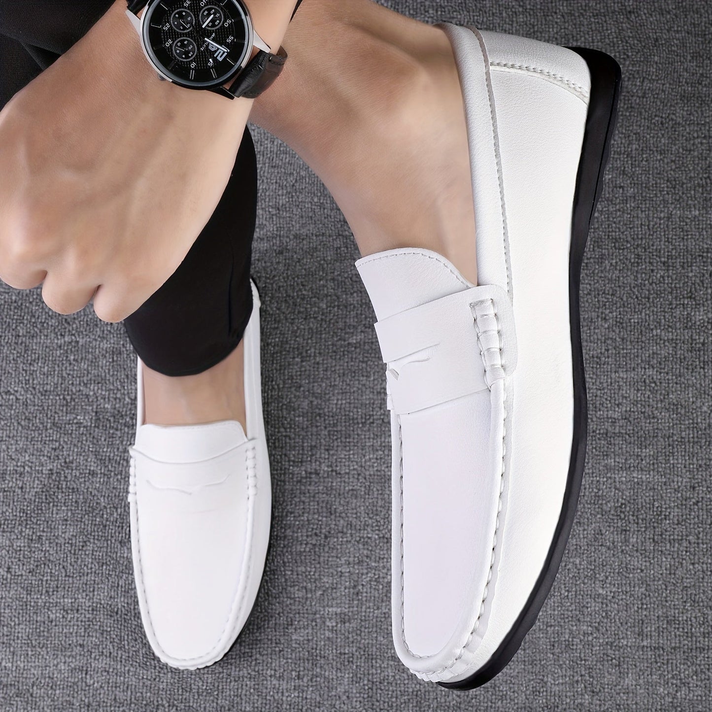 Bløde slip-on-loafers til mænd
