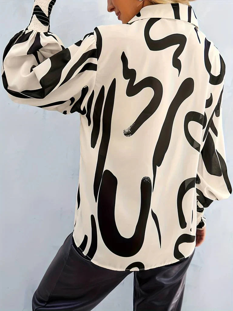 Elegant damebluse med luksuriøst design til kvinder