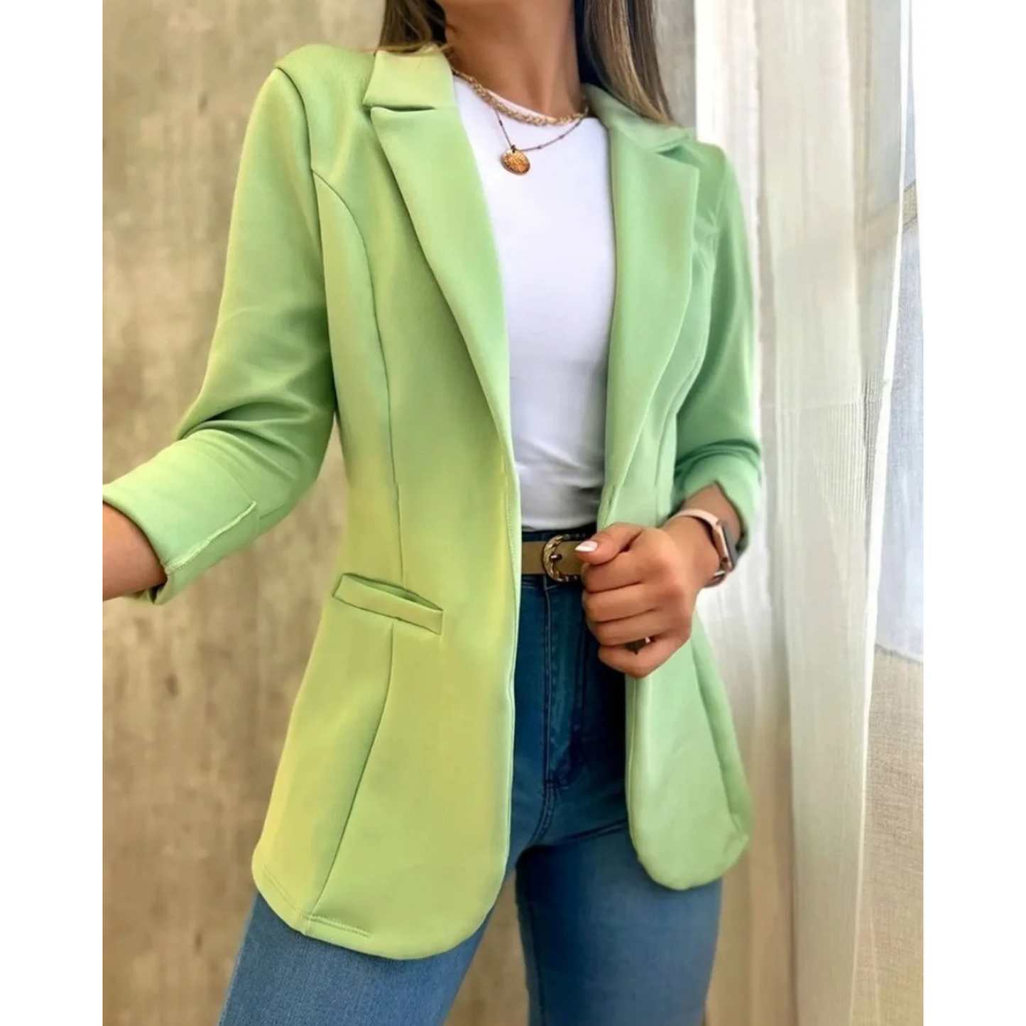 Moderigtig vintage blazer til kvinder