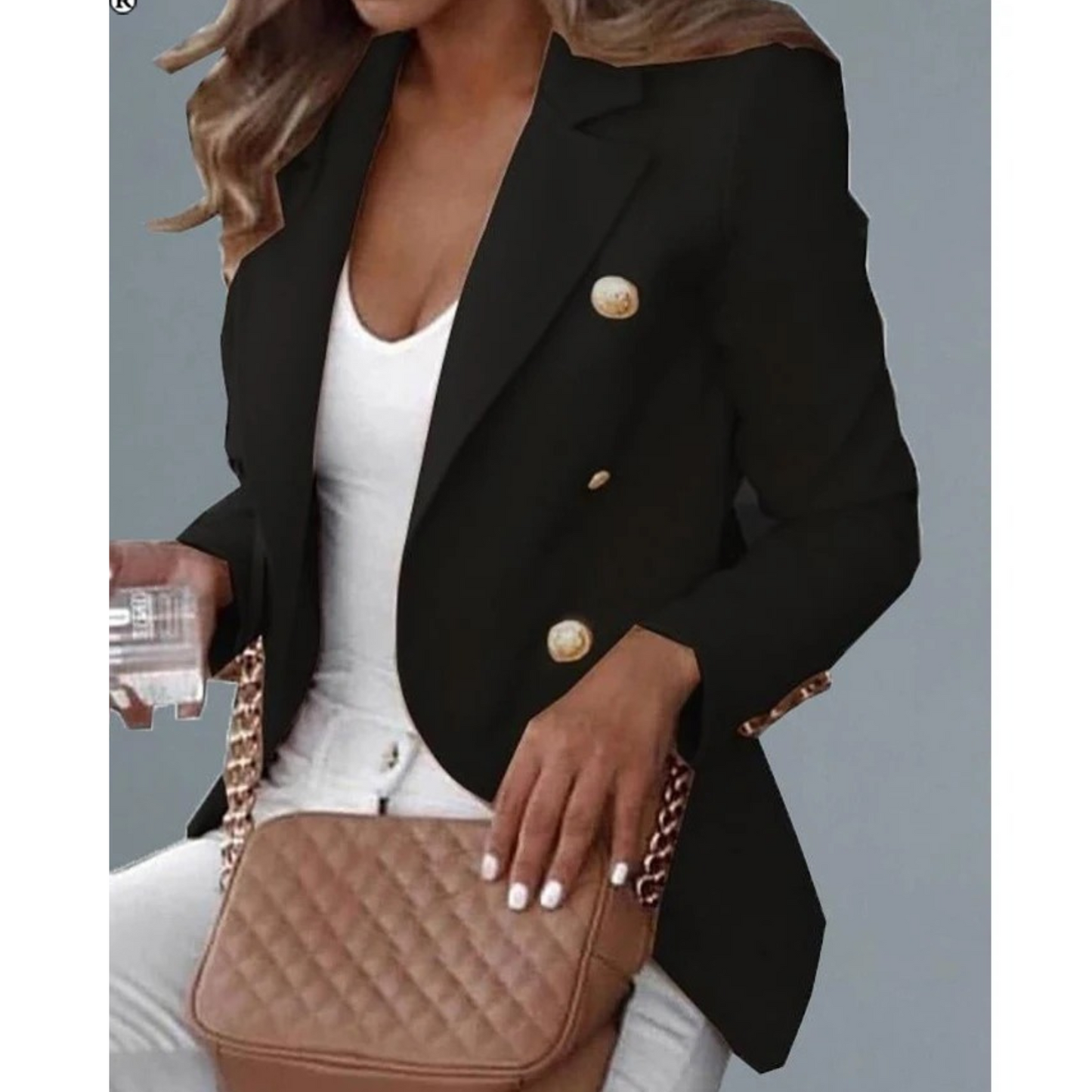 klassisk moderigtig blazer til kvinder