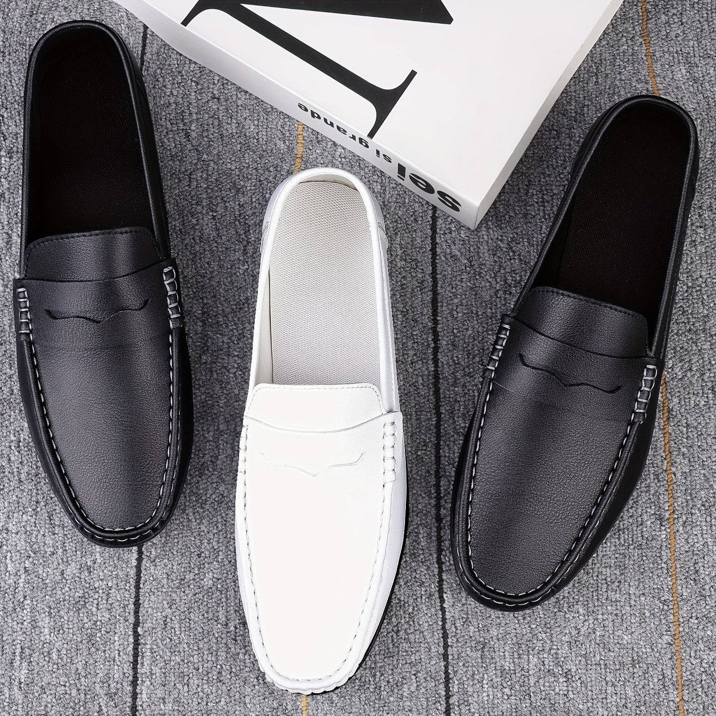 Bløde slip-on-loafers til mænd