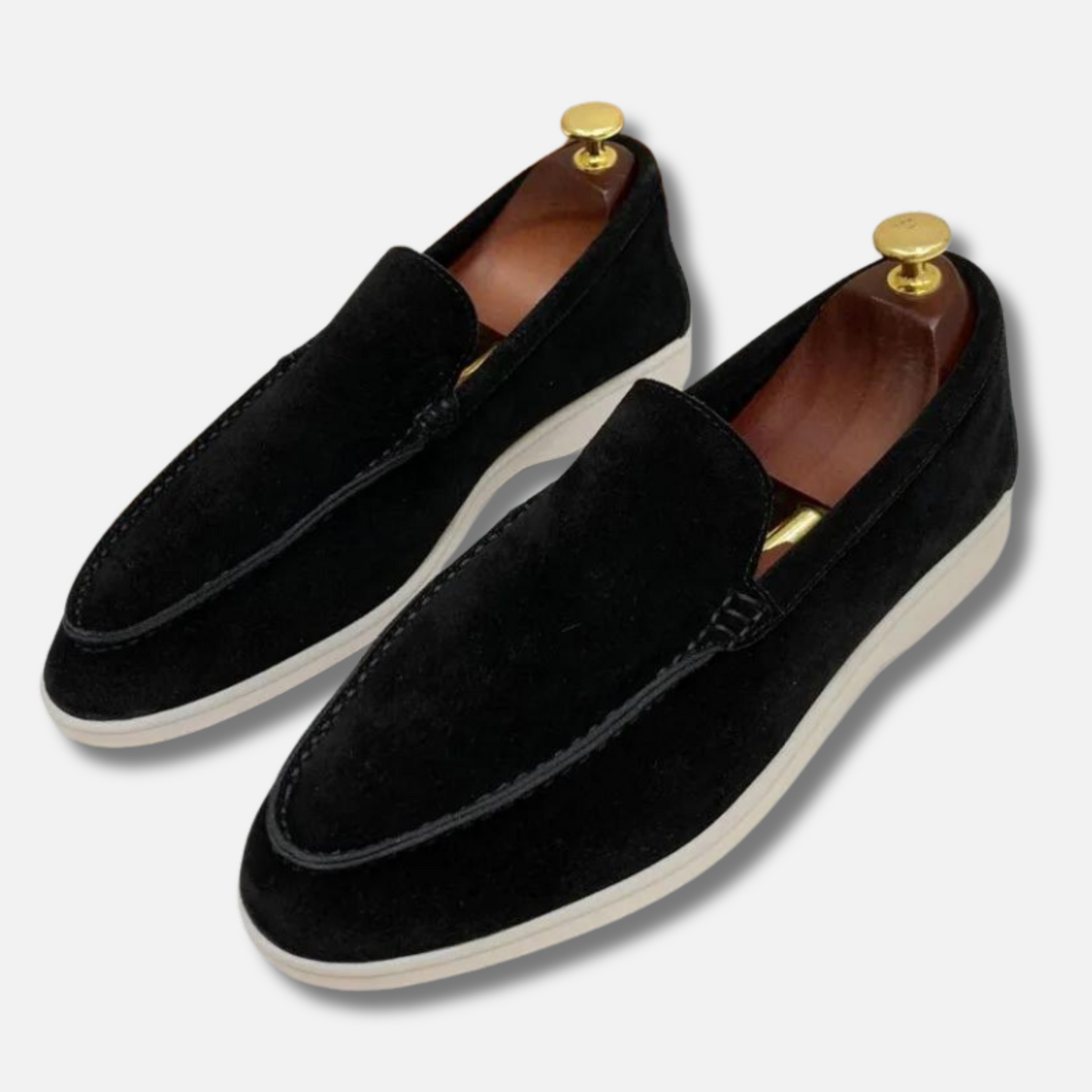 Loafers i læder til mænd