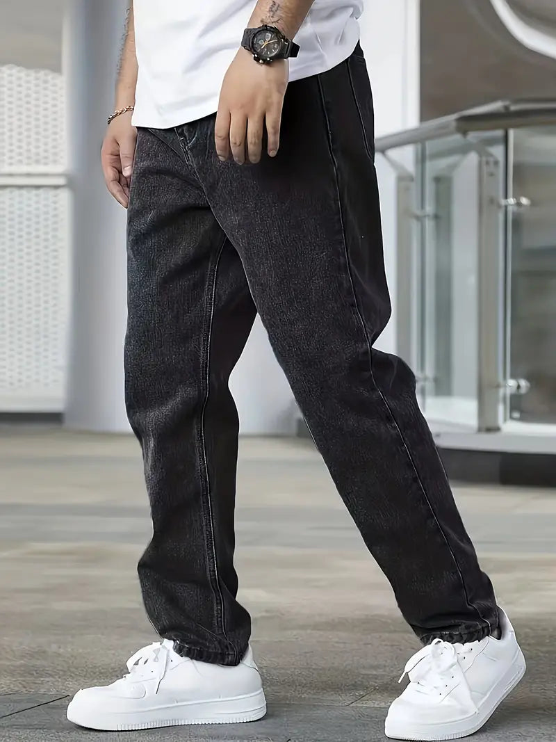 Tykke jeans til mænd