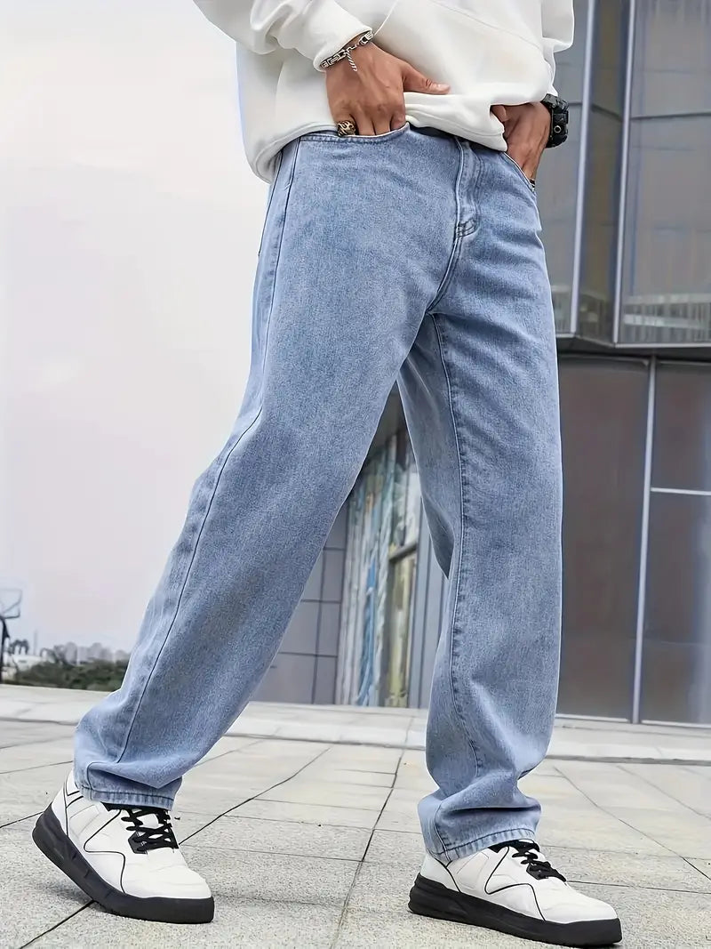 Tykke jeans til mænd