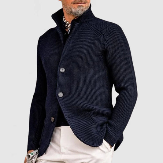 Strikket cardigan til mænd
