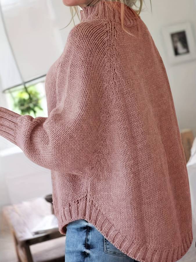 Oversized strikket sweater til kvinder