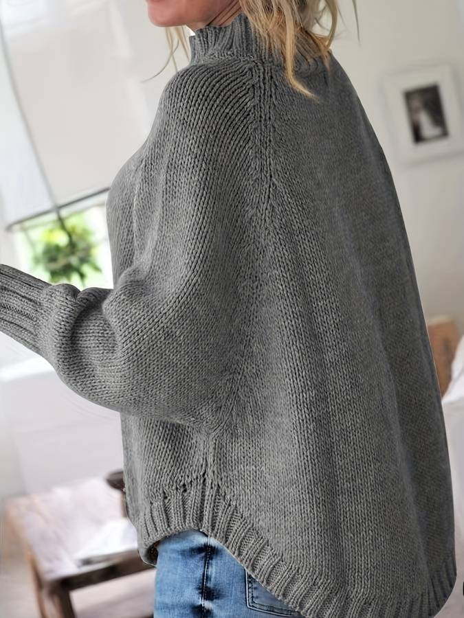 Oversized strikket sweater til kvinder