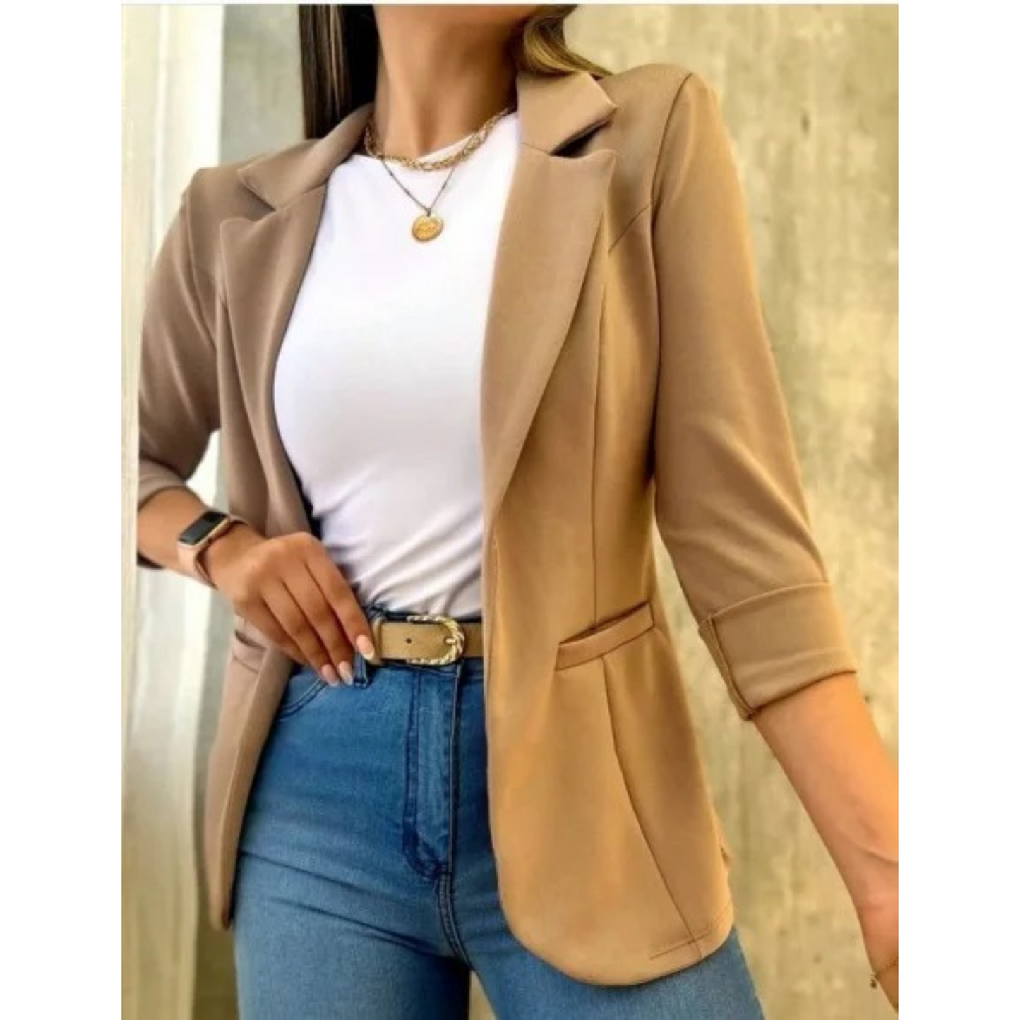 Moderigtig vintage blazer til kvinder