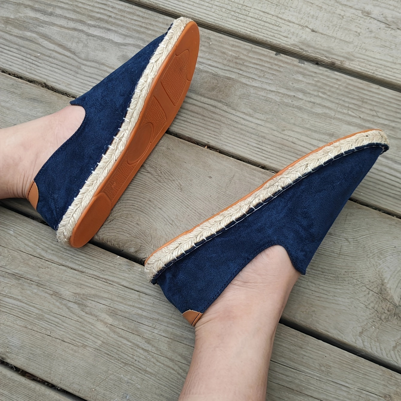 Espadriller i lærred til mænd