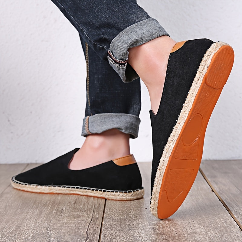 Espadriller i lærred til mænd