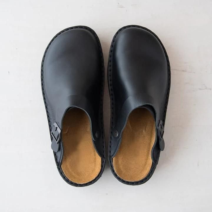 Ortopædiske unisex-slip-on-sko i læder