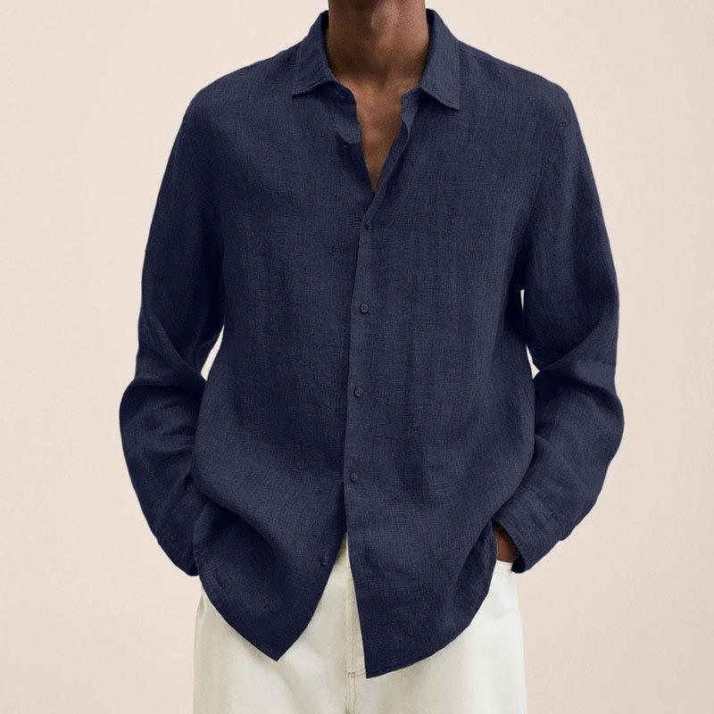 Elegant hørskjorte til herrer