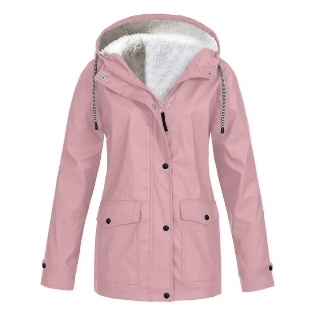 Jakke med fleece til kvinder