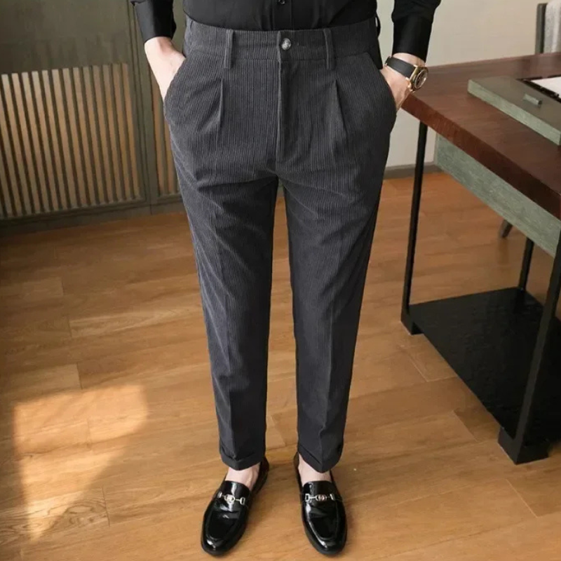 Casual bukser i fløjl til mænd