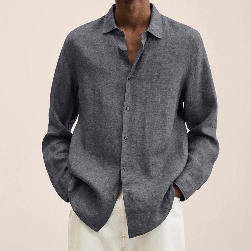 Elegant hørskjorte til herrer