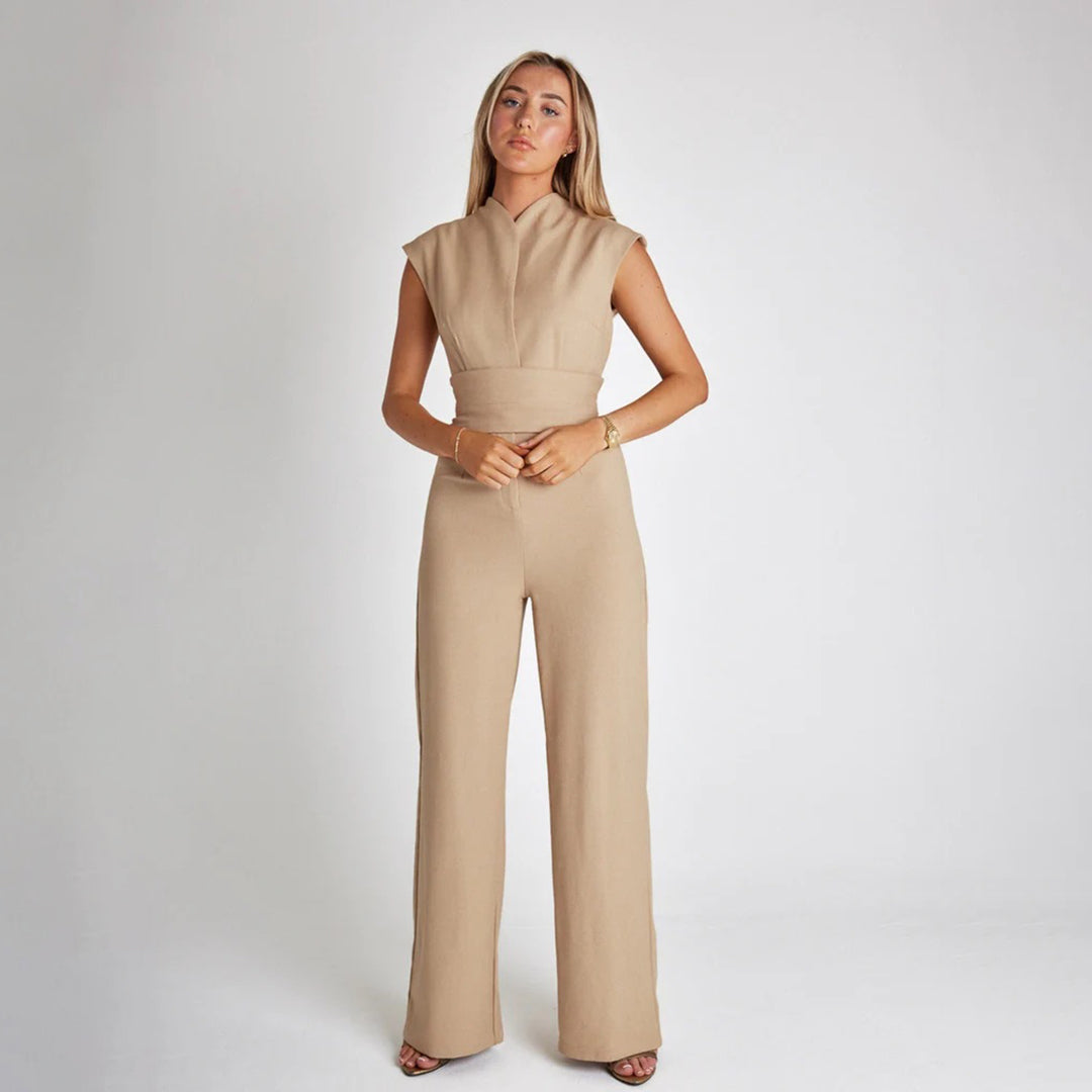 Elegant ærmeløs jumpsuit