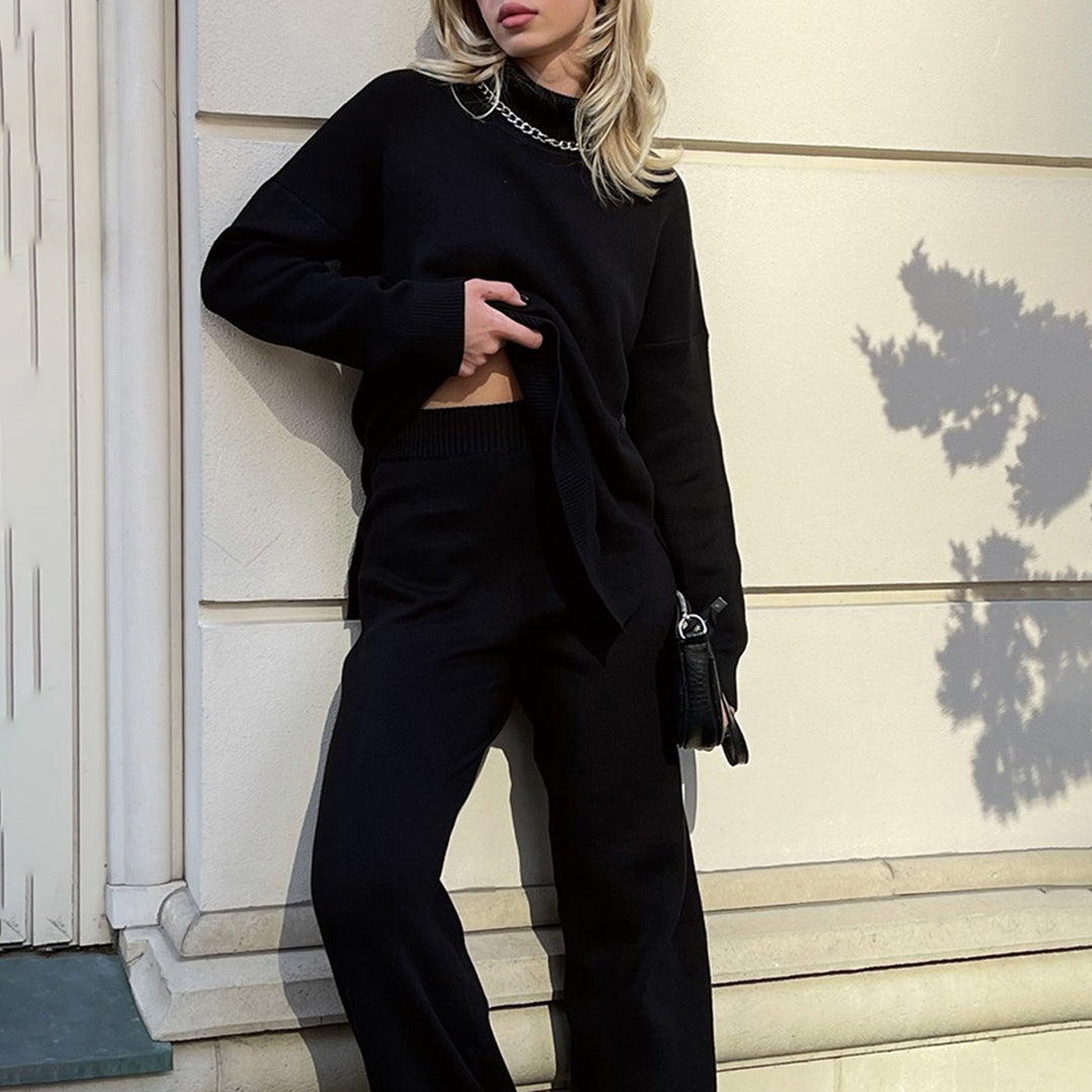 Stilfuld trøje med sidesplit til kvinder