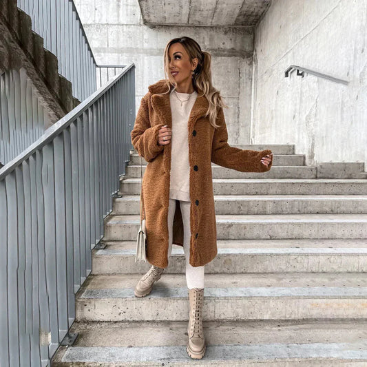 Vinter Teddy Female Casual Coat