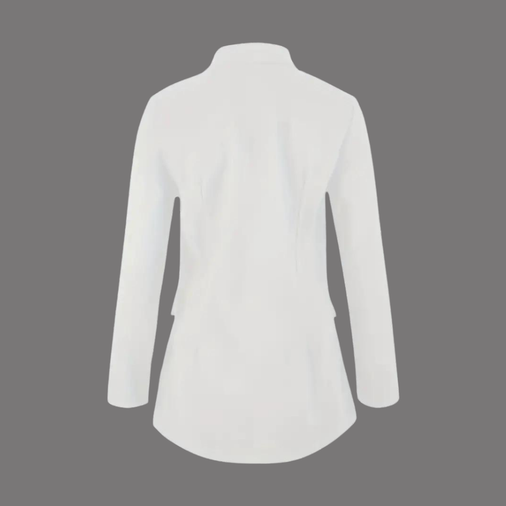 Afslappet blazer til kvinder med knapper foran