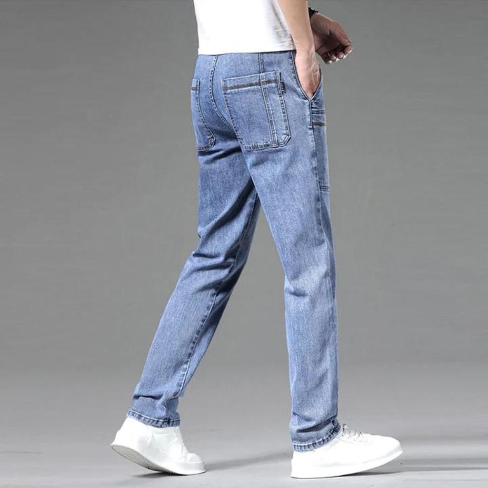 Jeans med flere lommer til mænd