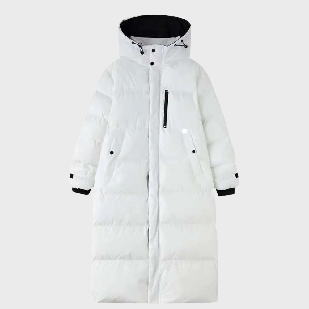 Vinterjakke med dun og puffer til kvinder