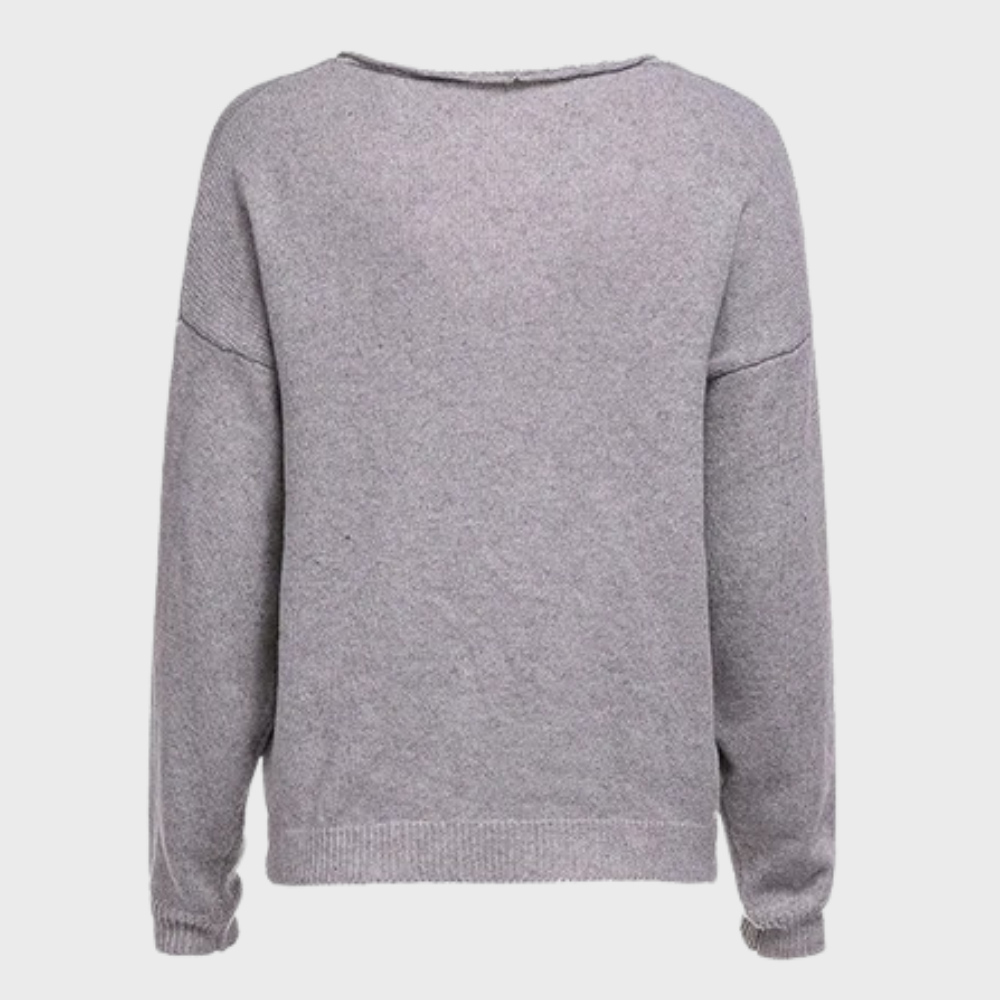 Streetwear langærmet pullover med V-hals