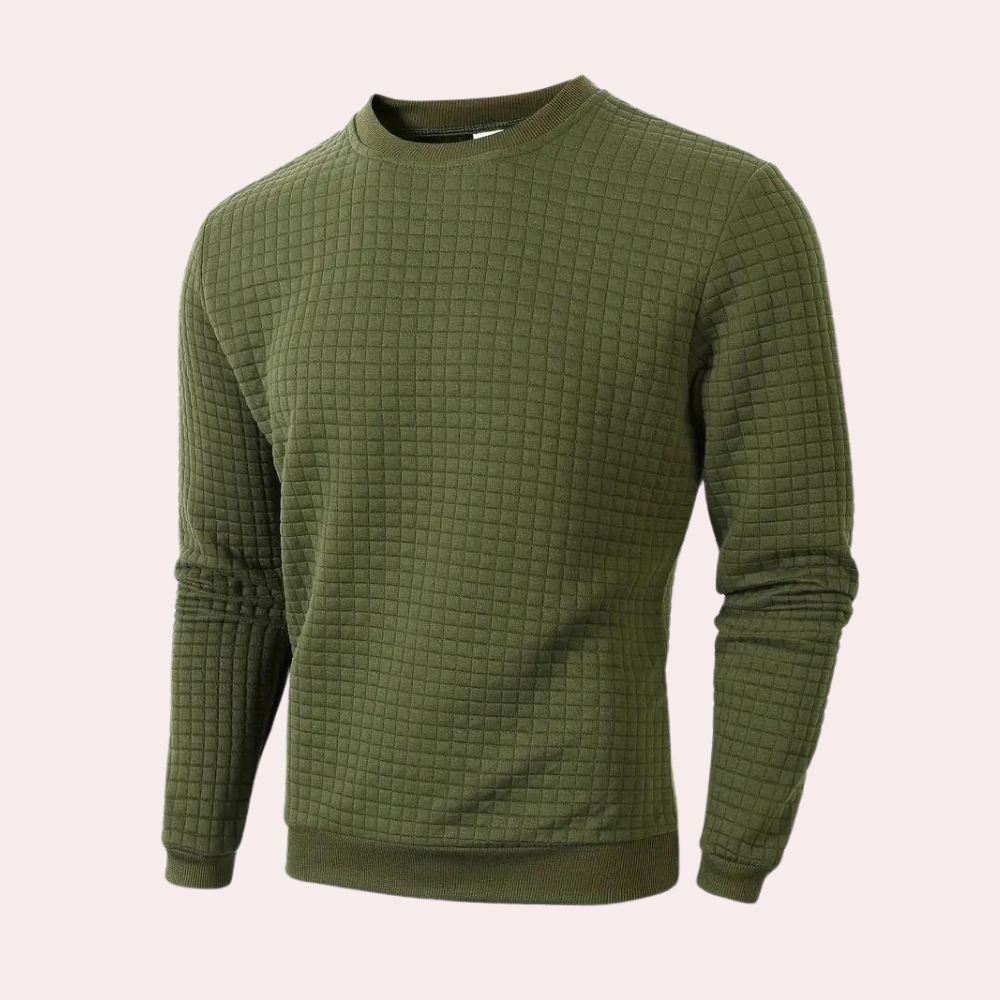 Afslappet åndbar sweatshirt til mænd