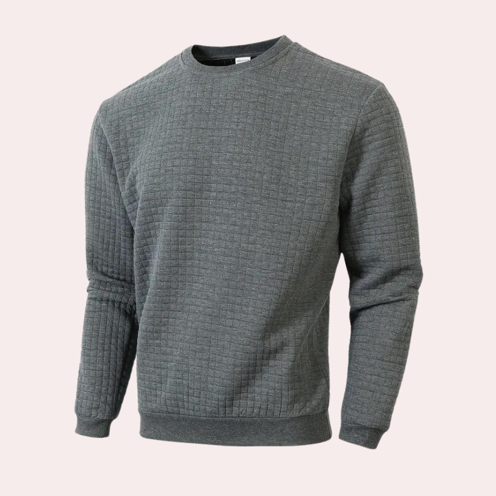 Afslappet åndbar sweatshirt til mænd