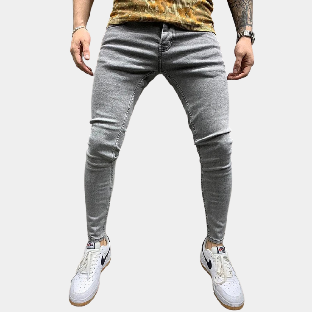 Afslappet skinny herenbroek