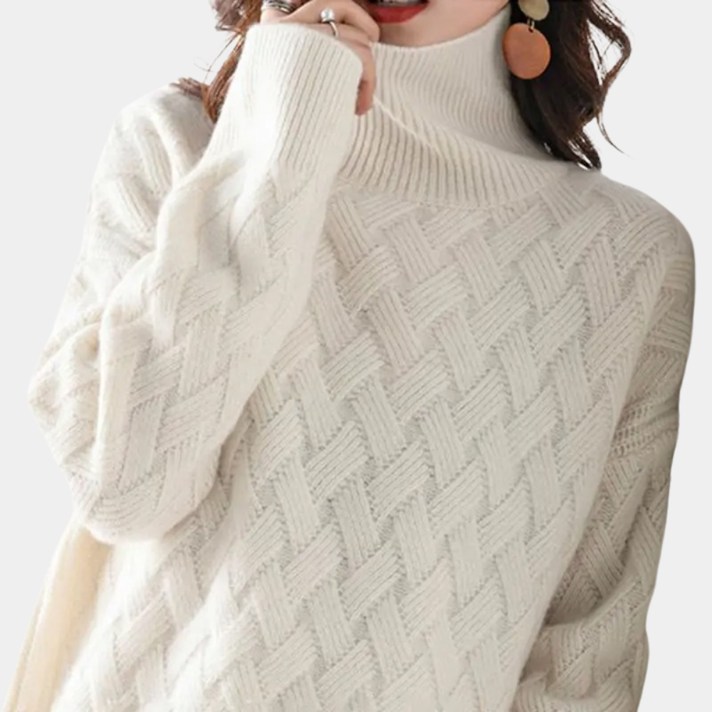 Chic kashmir oversize tyk sweater