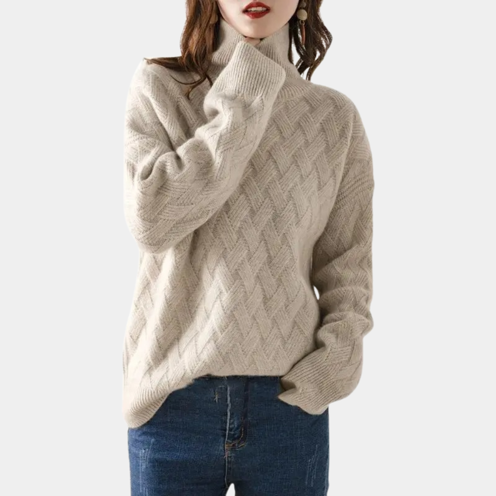 Chic kashmir oversize tyk sweater