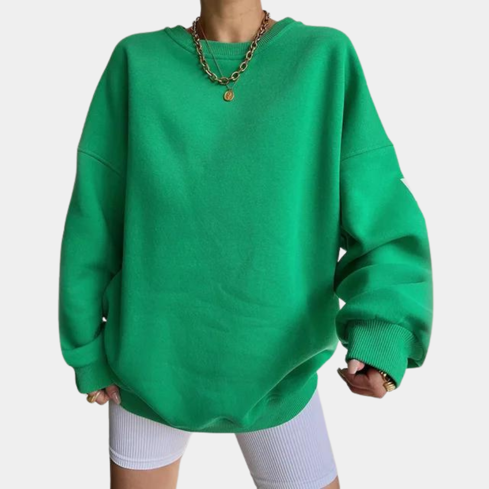 Tyk sweater med Chicago Print