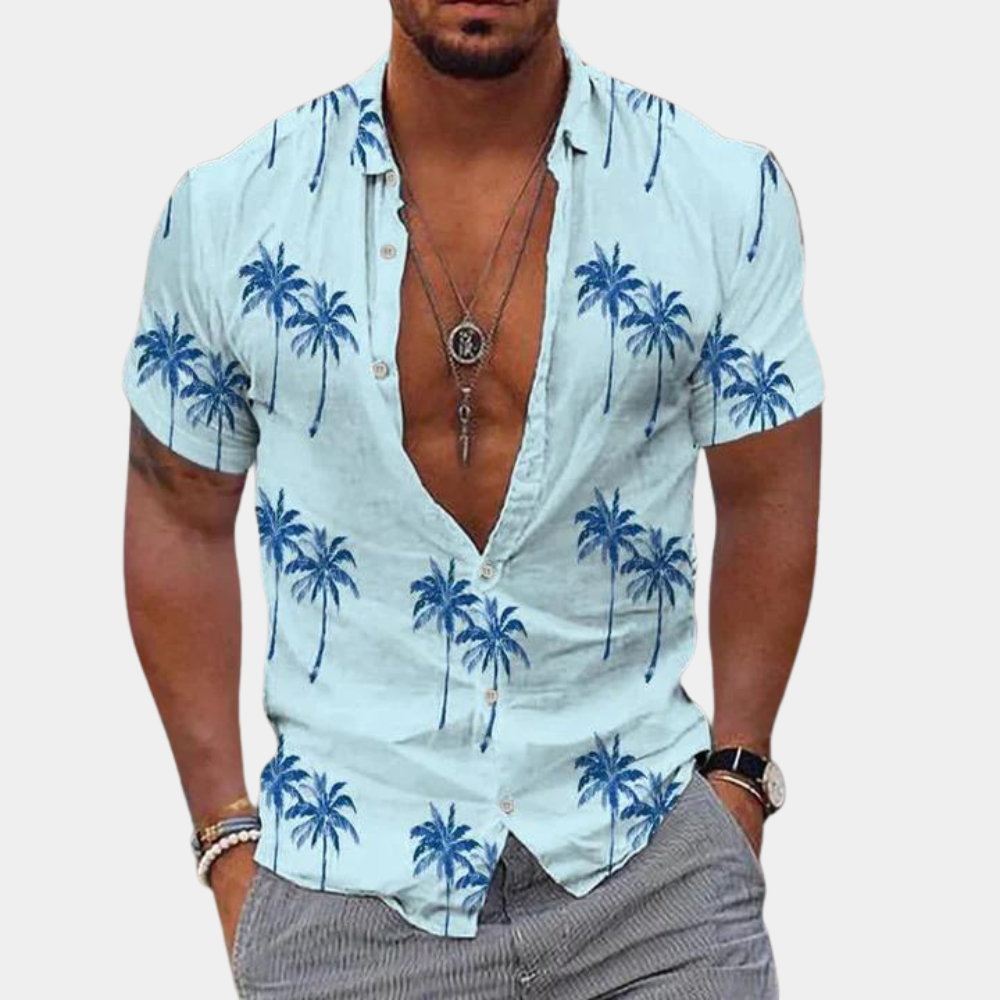 Hawaii-poloshirt til mænd